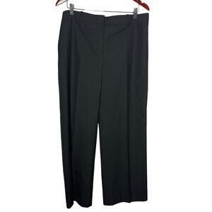 The Row 100% wool black wide leg Padres pants sz 10